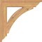 Ekena Millwork Thorton Traditional Smooth Bracket, Western Red Cedar, 3 1/2"W x 22"D x 22"H BKT04X22X22THR01SWR - alternate 4